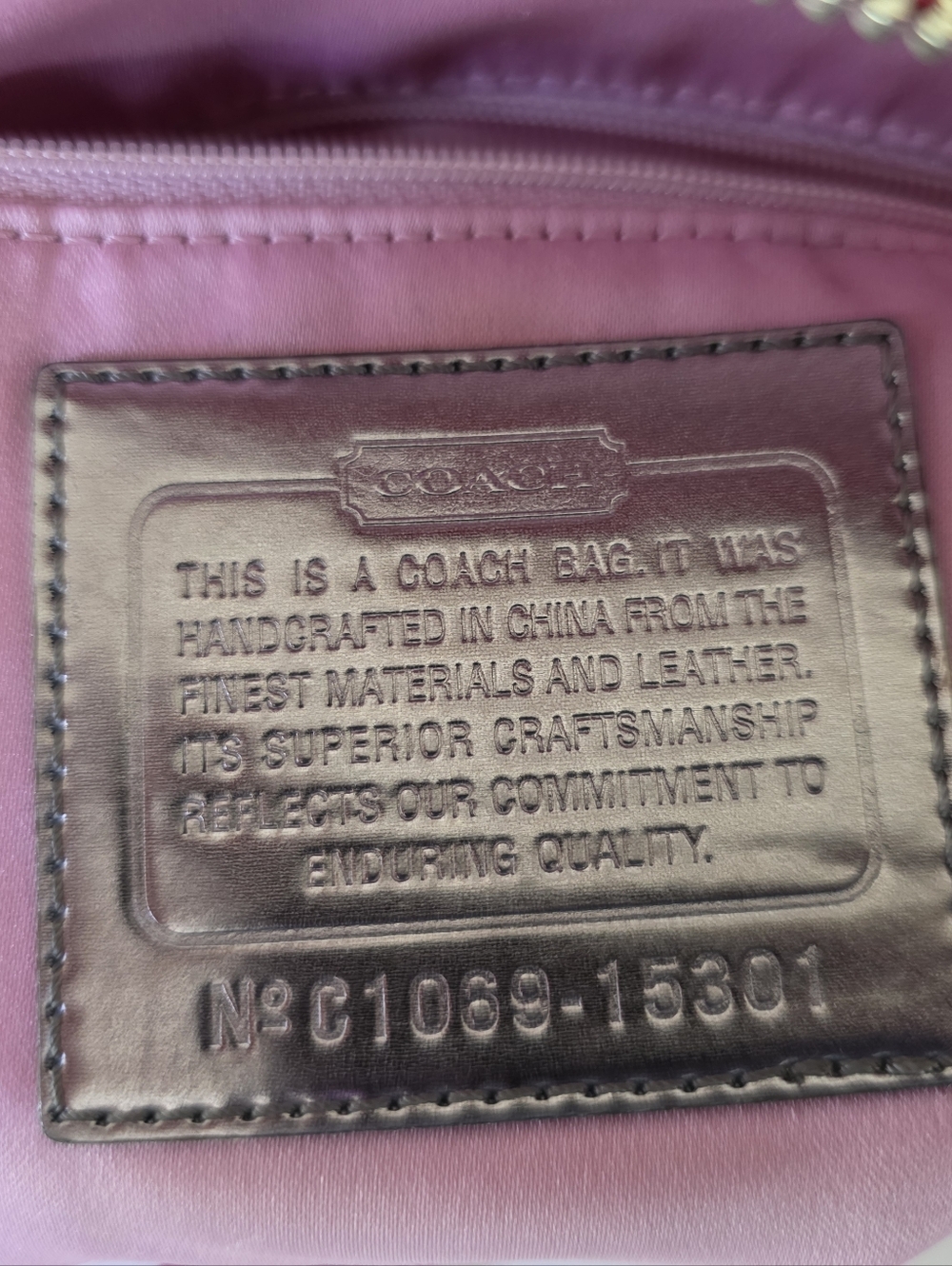 Coach Poppy Glam Tote Pink Story Patch Graffiti Print Canvas Limited Edition - Picture 10 of 15